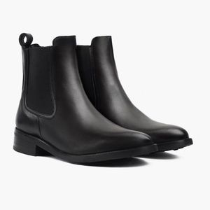Thursday Duchess Chelsea Boots in Black Leather